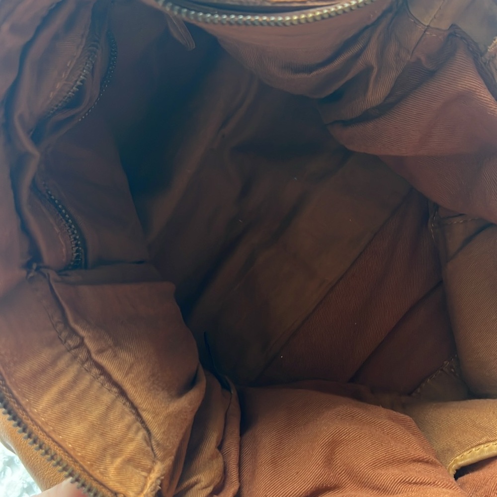 American Leather Co. Woven Bag Cognac - Picture 2 of 3